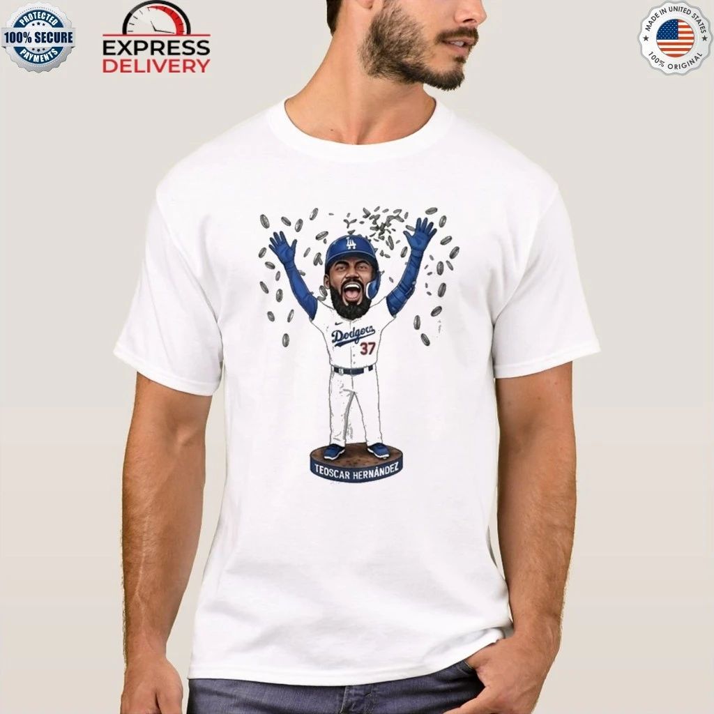 Teoscar Hernandez Dodgers City Connect Shirt
