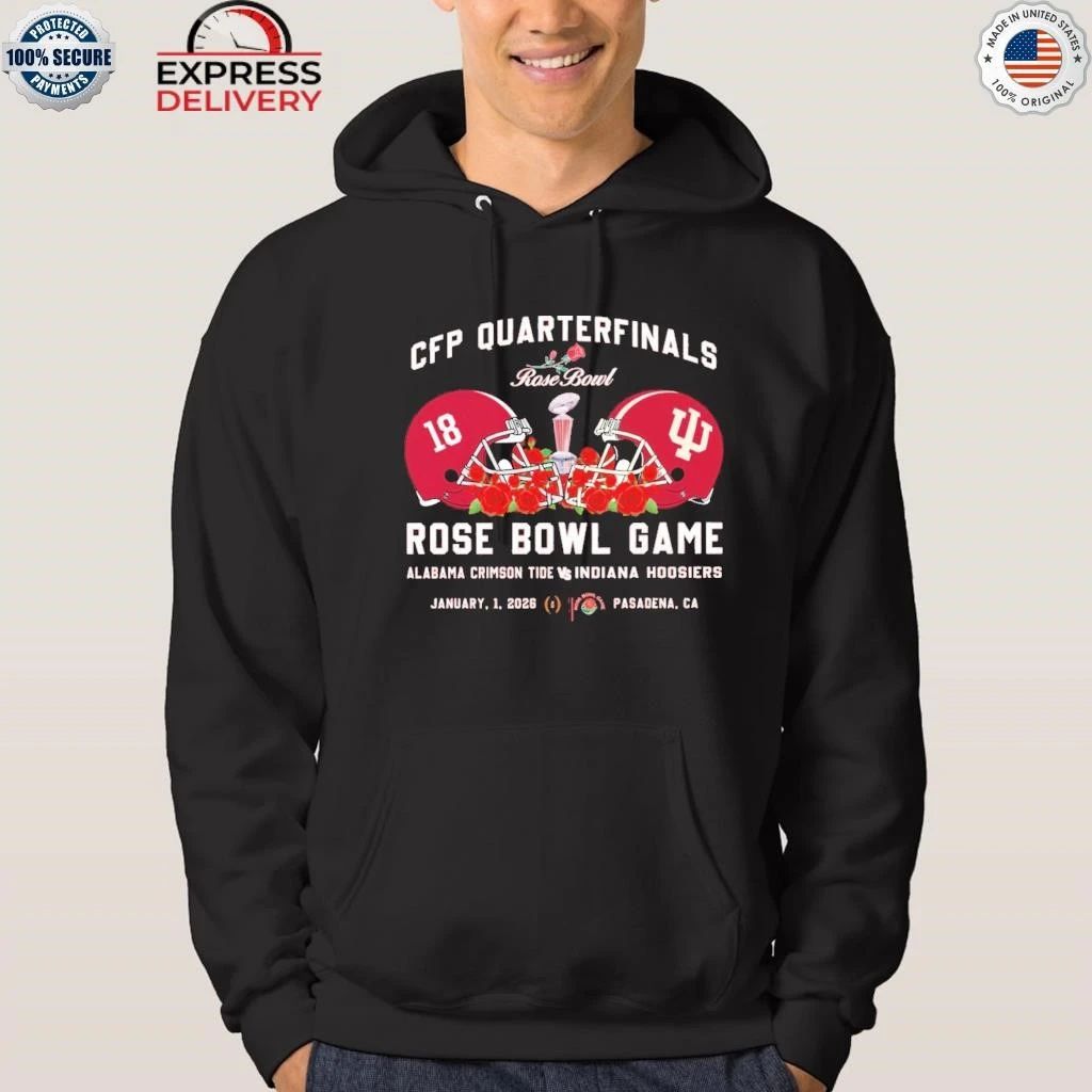Cfp Quarterfinals Alabama Vs Hoosiers Rose Bowl Game 2026 Shirt
