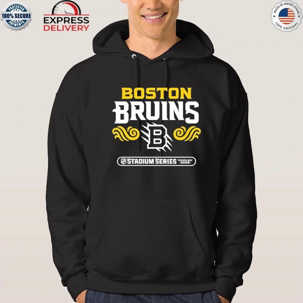 Boston Bruins Levelwear 2026 NHL Stadium Series Richmond Stacked Shirt