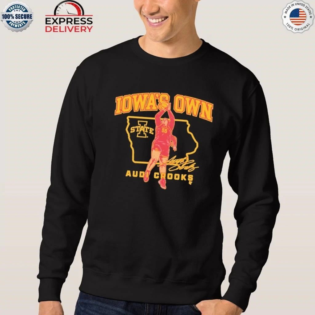 Iowa State Basketball Audi Crooks State Star Shirt