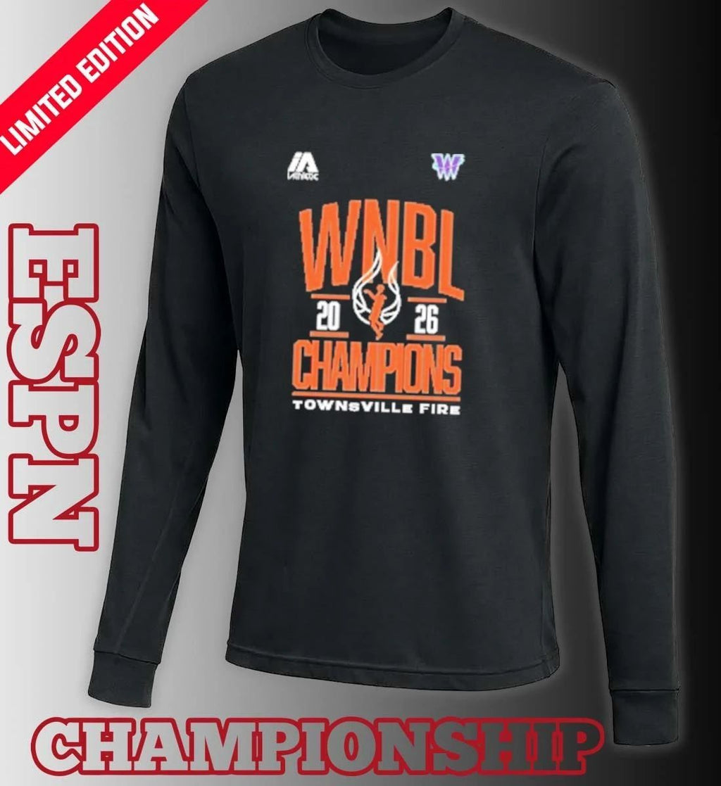 Townsville Fire 2026 WNBL Champions Shirt