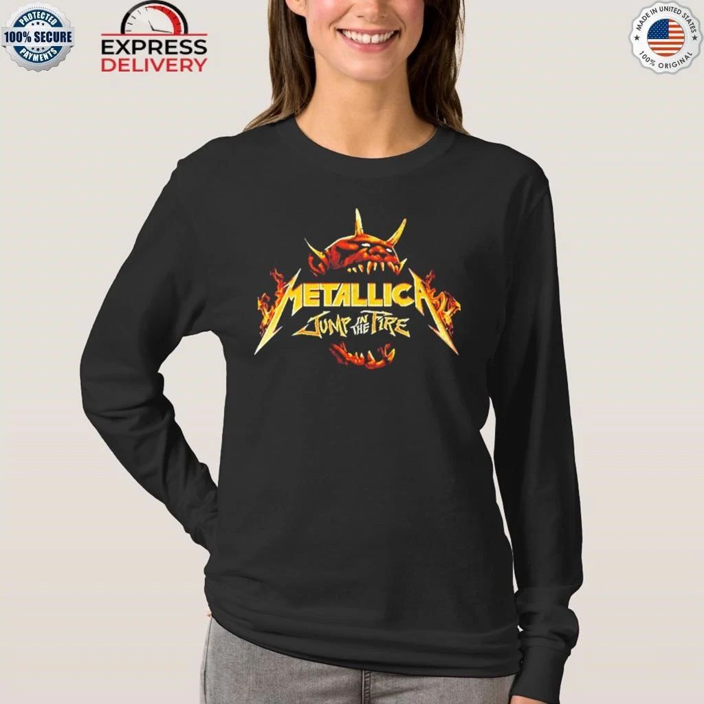 Metallica Jump In The Fire Album Fan Merch Design Shirt