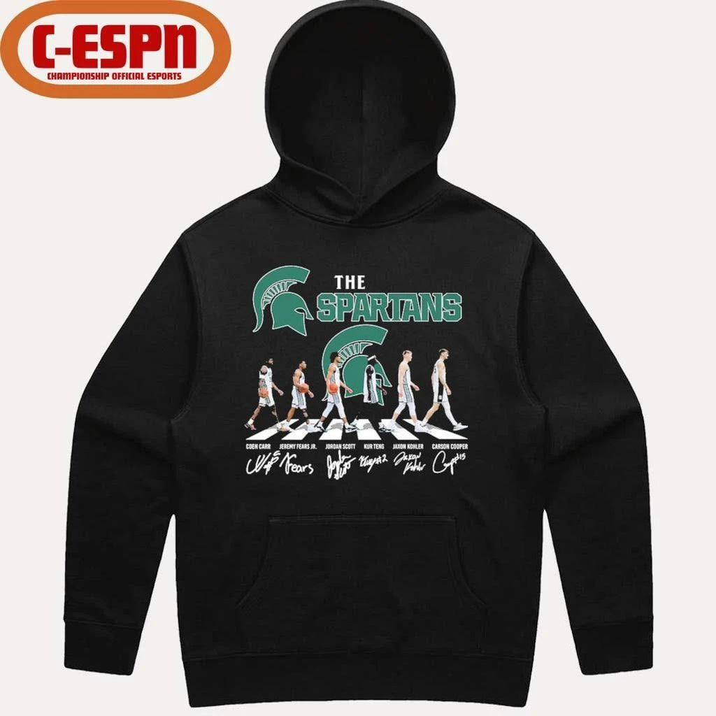 The Michigan State Men’s Basketball Abbey Road Shirt
