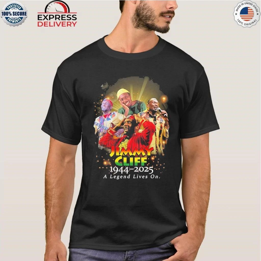 Jimmy Cliff Memorial Tribute 2025 Reggae Legend Commemorative Shirt