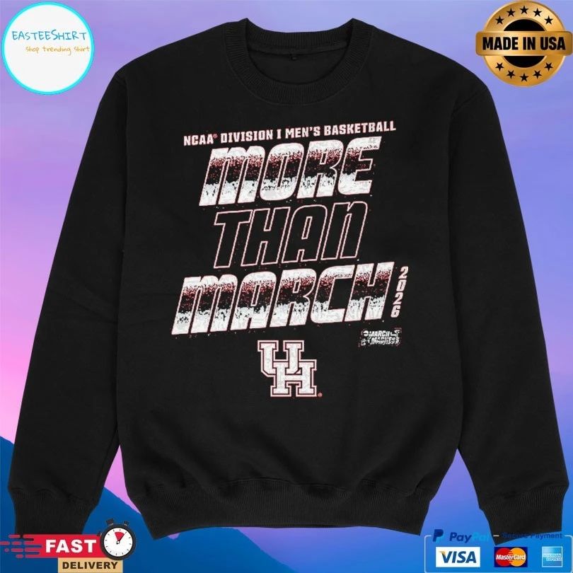Houston Cougars 2026 NCAA Division I Men’s Basketball More Than March T-shirts