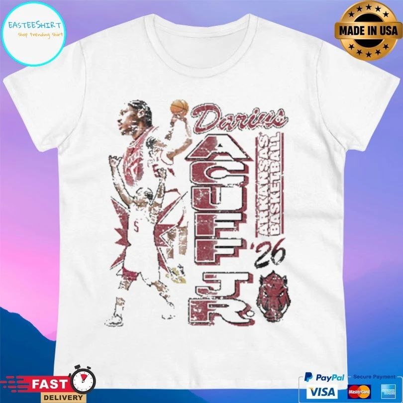 Darius Acuff Jr Arkansas Razorbacks Men’s Basketball 2026 T-shirt