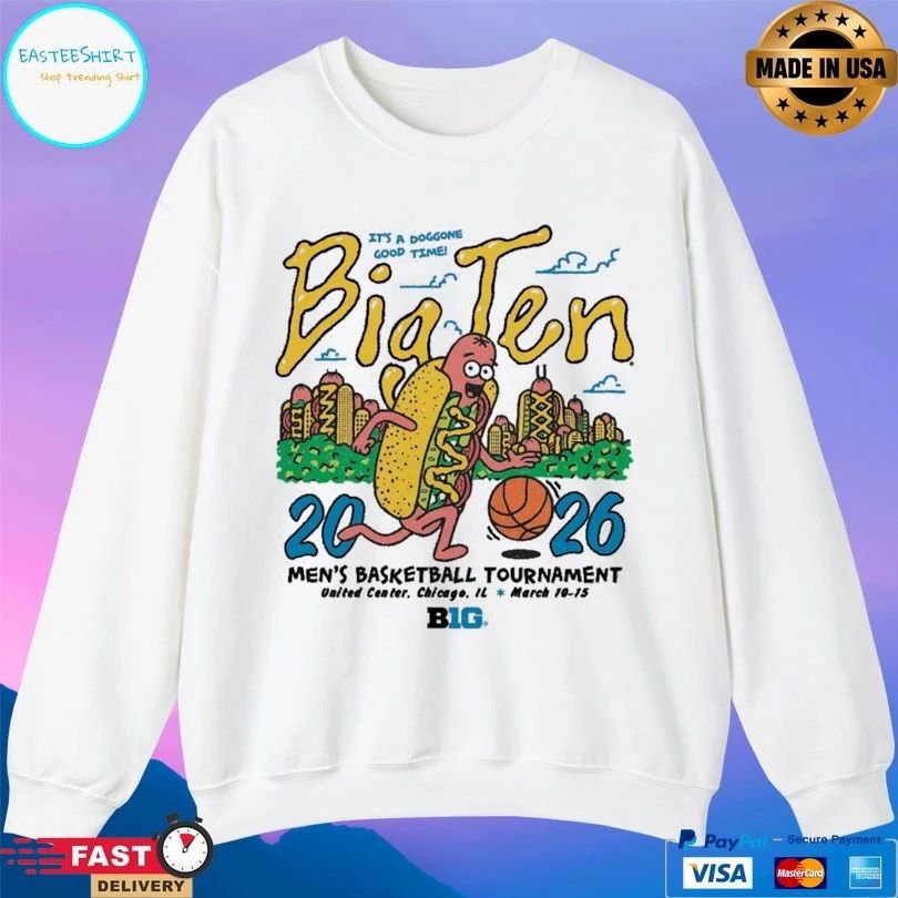 Big Ten 2026 Men’s Basketball Tournament United Center Chicago Il March 10-15 T-shirts