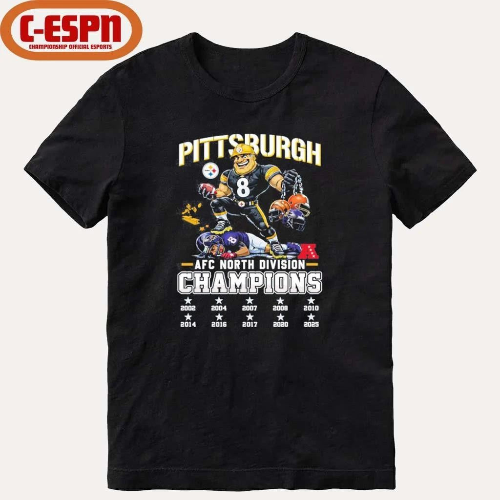 Steelers AFC North Champions Mascot shirt