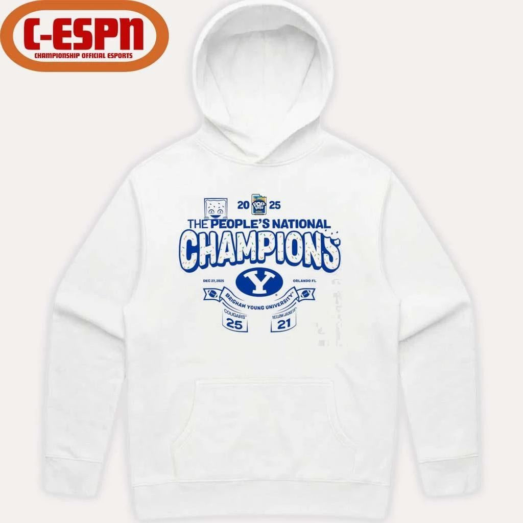 The People’s National Champions Pop-tarts Bowl BYU Cougars Score Shirt
