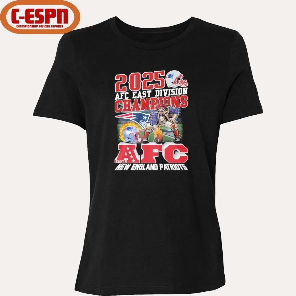 2025 AFC East Division Champions New Pats Mascot Shirt