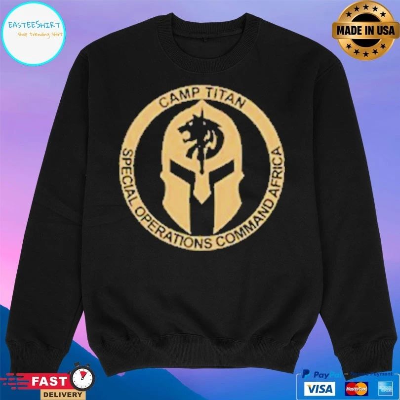 Camp Titan Special Operations Command Africa T-shirt