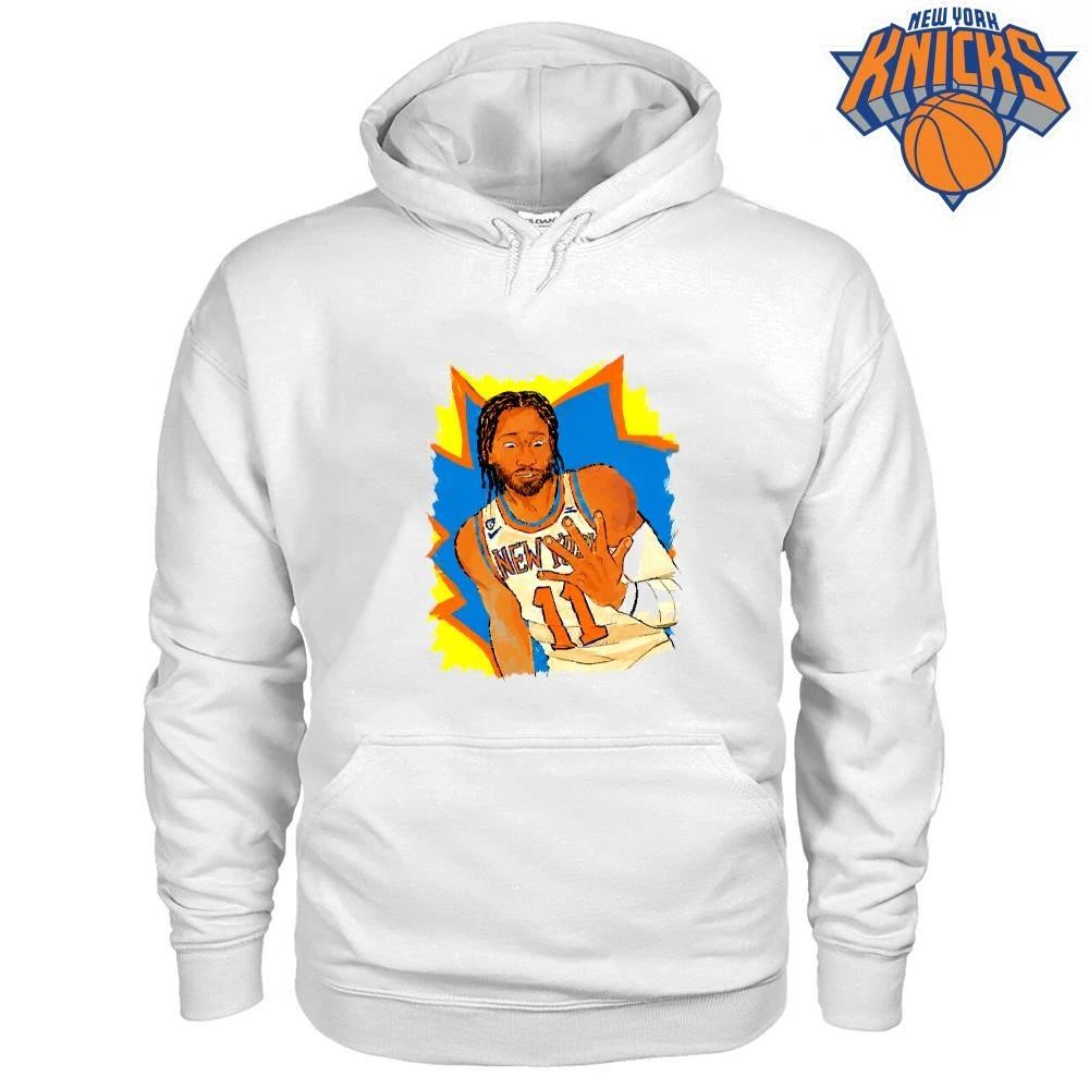 New York Knicks Champions NBA 2026 Jalen Brunson Number 11 Hand Gesture Vector Graphic Shirt