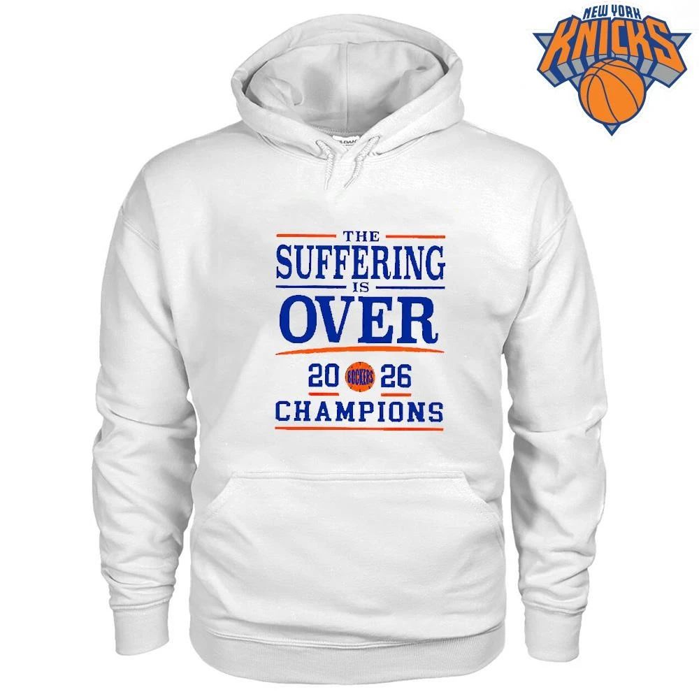 New York Knicks Champions NBA 2026 The Suffering Is Over Bockers Shirt