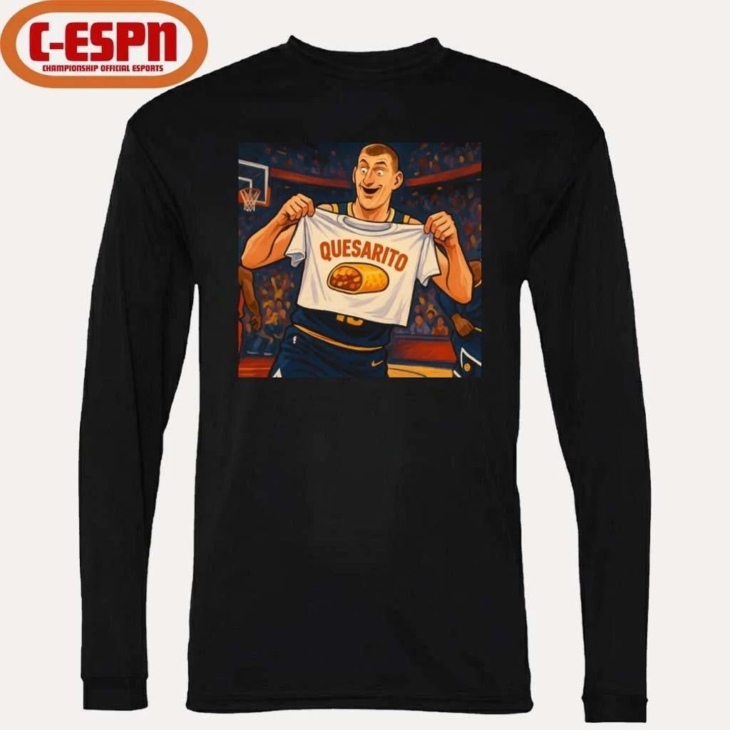 Nikola Jokić with Quesarito Shirt