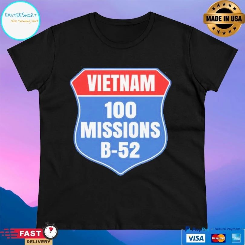 Vietnam 100 Missions B-52 T-shirt