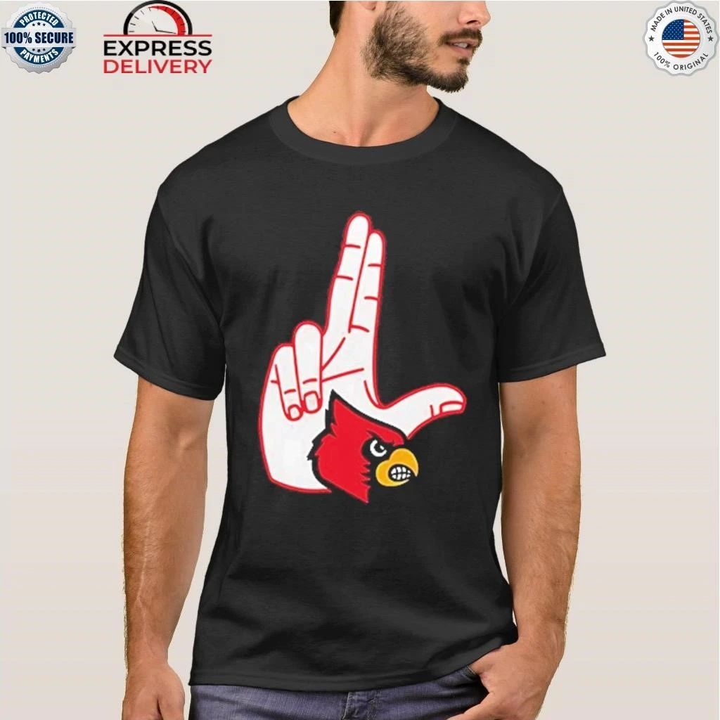 Louisville Cardinals L Hand Sign Shirt