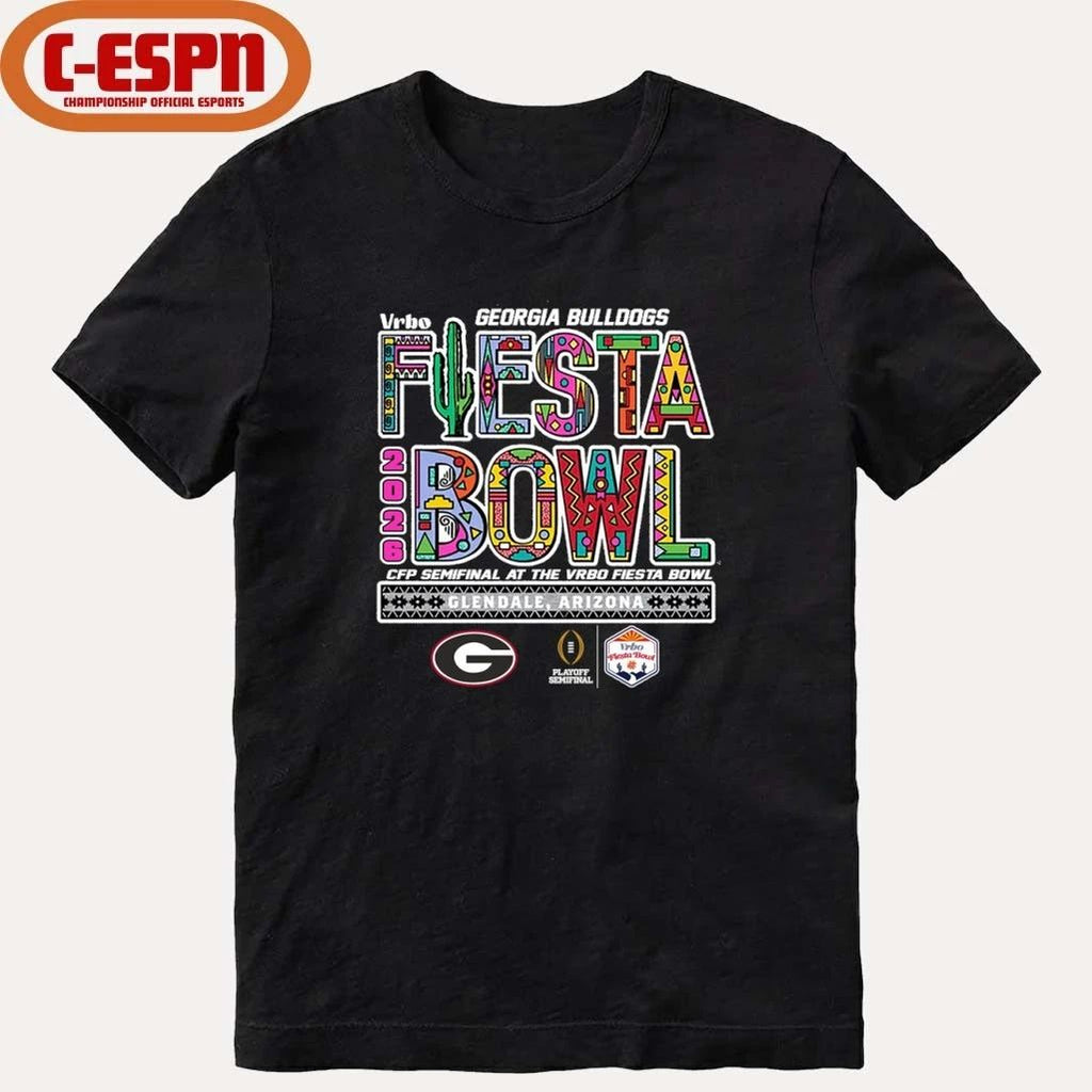 Georgia Bulldogs CFP Semifinal At The Vrbo Fiesta Bowl 2026 Shirt