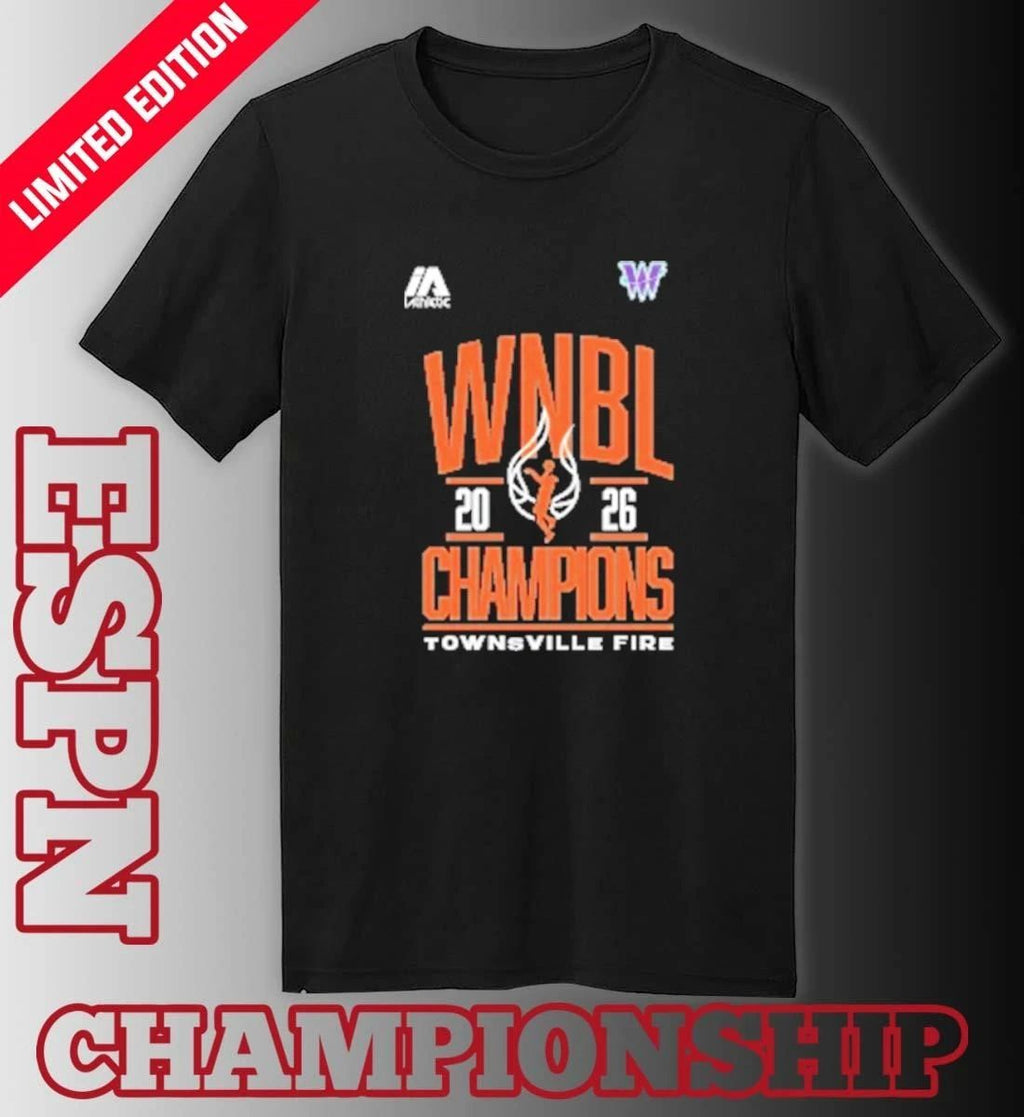 Townsville Fire 2026 WNBL Champions Shirt
