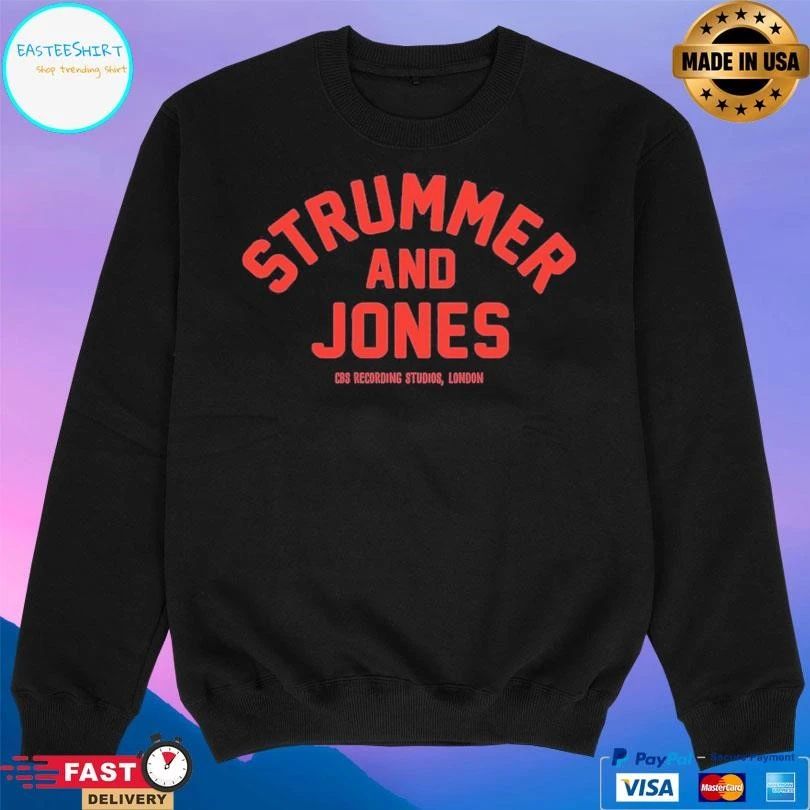 Strummer And Jones Cbs Recording Studios London T-shirts