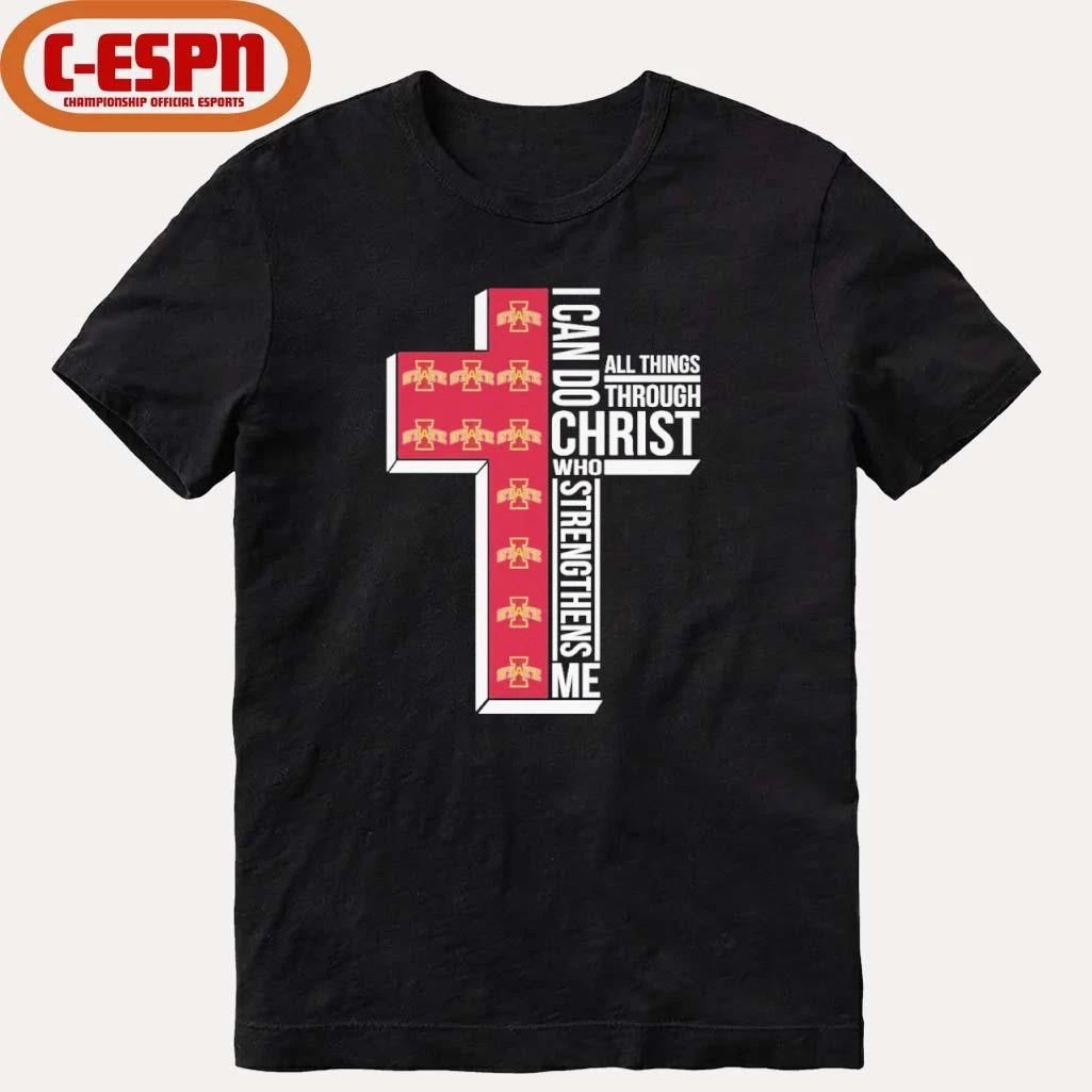 Iowa State Basketball I Can Do All Things Through Christ Who Strengthens Me Shirt