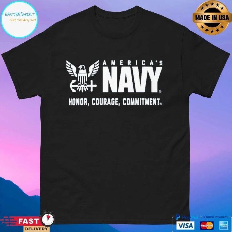 America’s Navy Honor Courage Commitment T-shirt