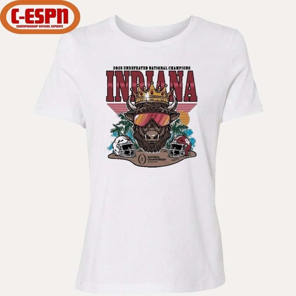 IU CFP National Champs Bison Crown Shirt