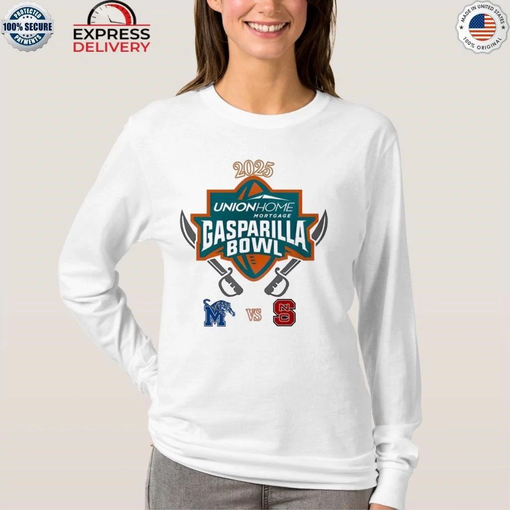 Memphis Tigers Vs NC State Wolfpack Matchup Union Home Mortgage Gasparilla Bowl On December 19 2025 Shirt