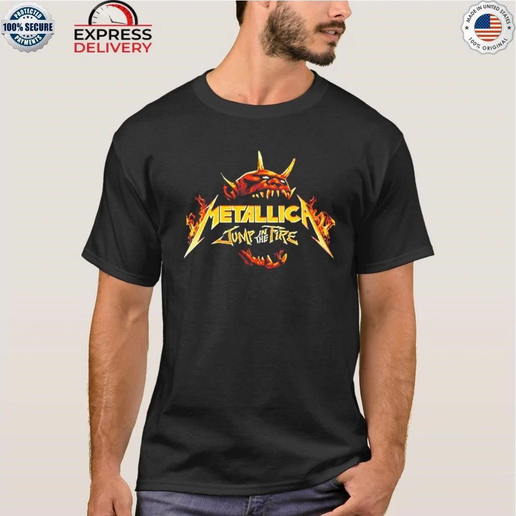 Metallica Jump In The Fire Album Fan Merch Design Shirt