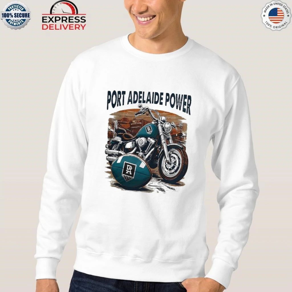Port Adelaide Power Mix Motorcycle Cool Shirt