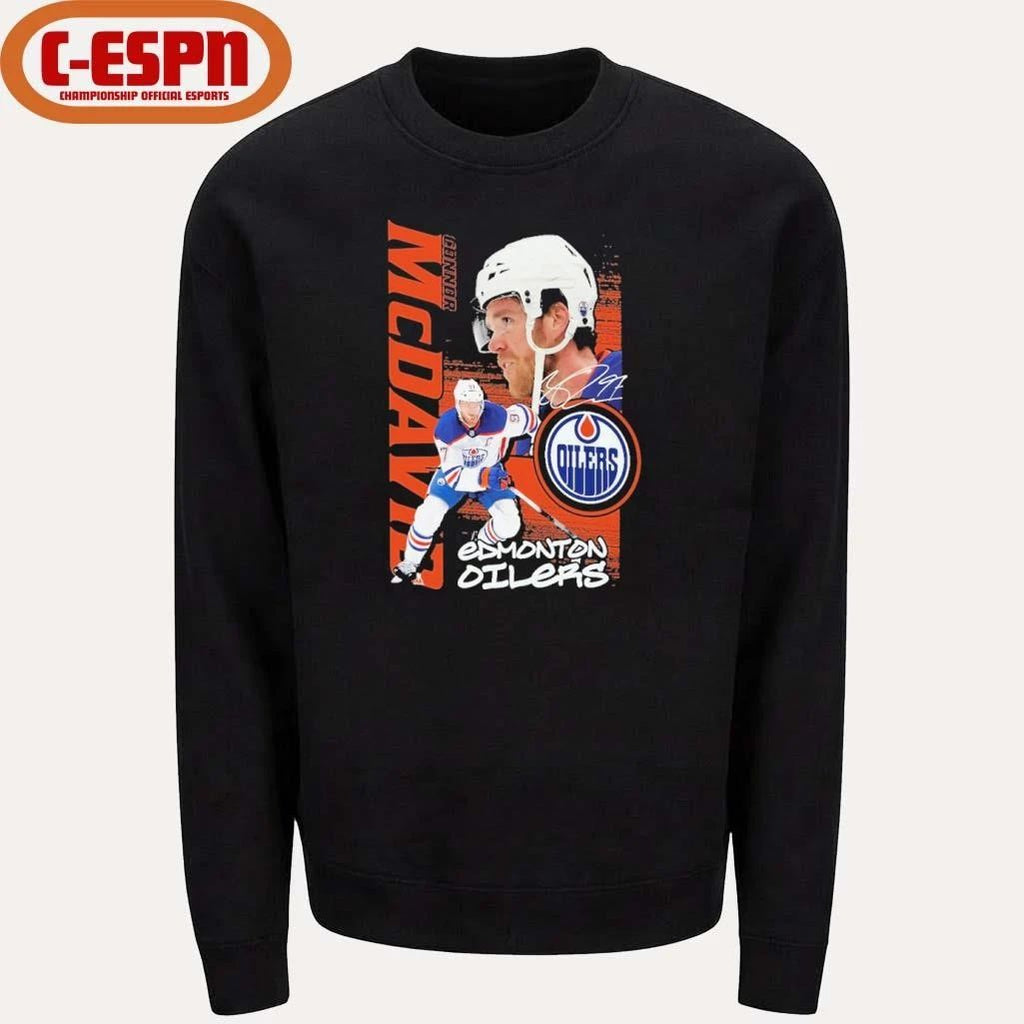 Connor McDavid Edmonton Oilers Vintage Playmaker T-Shirt