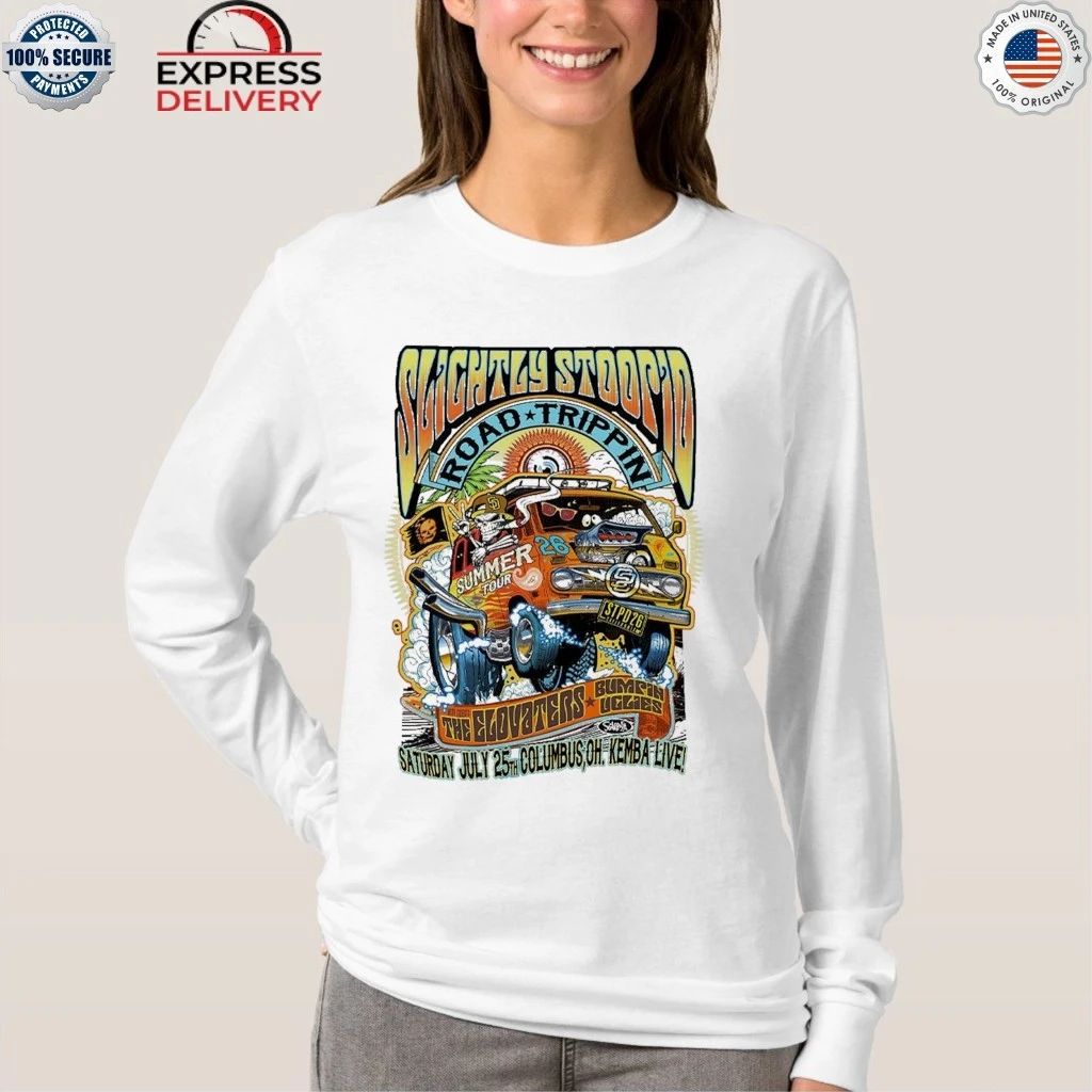Slightly Stoopid Road Trippin Columbus Ohio 2026 Event Poster At Kemba Live On July 25 2026 Shirt