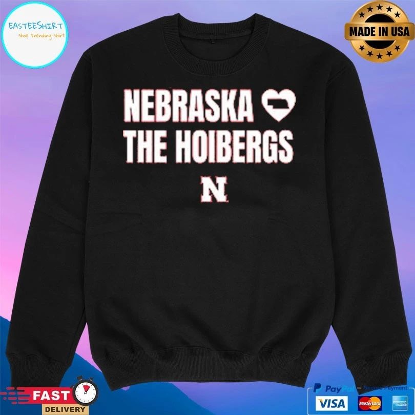Nebraska Hearts The Hoibergs T-shirts