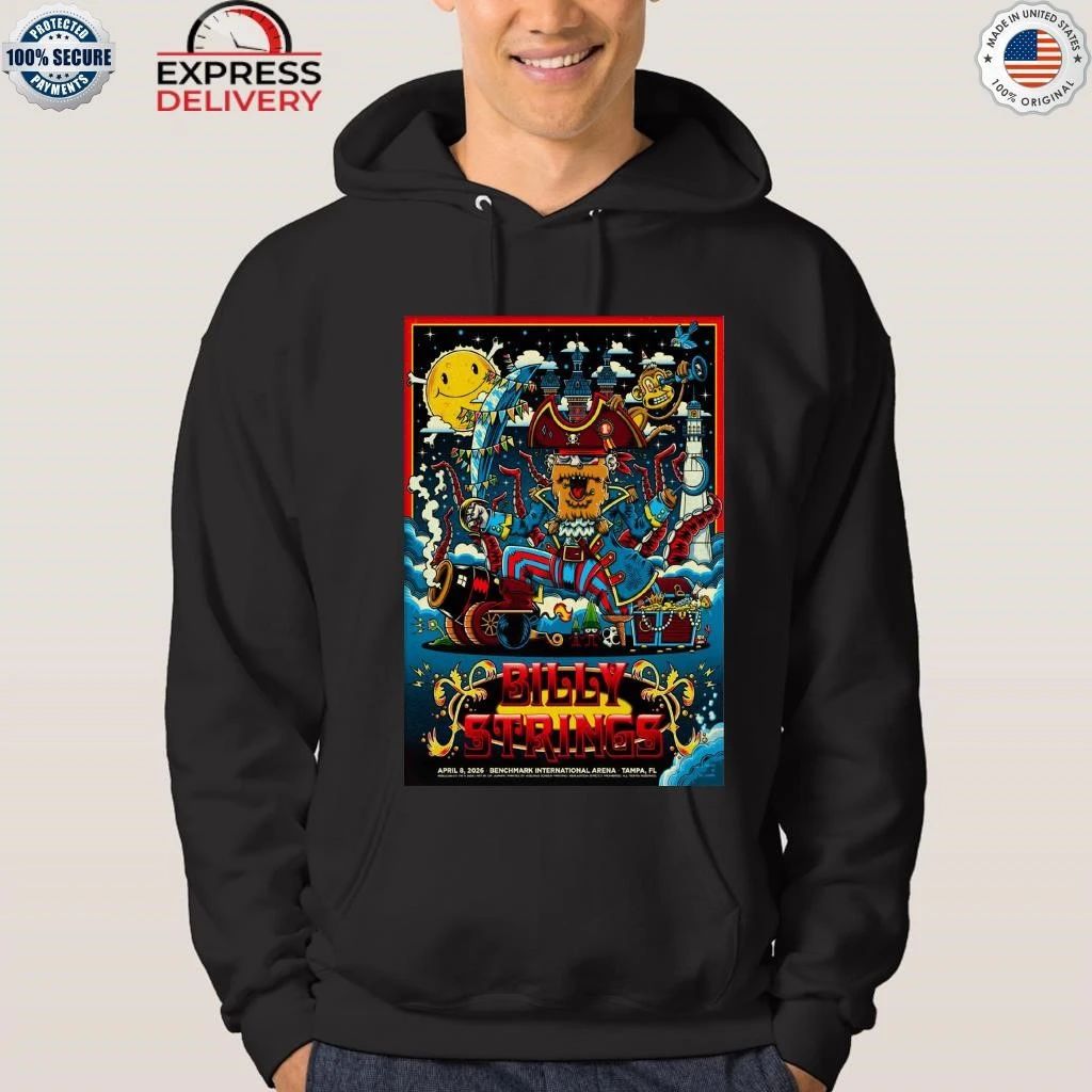 Billy Strings April 8 2026 Benchmark International Arena Tampa FL Shirt