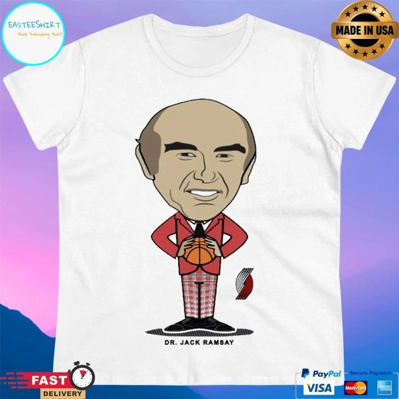 Dr Jack Ramsay Portland Trail Blazers T-shirt