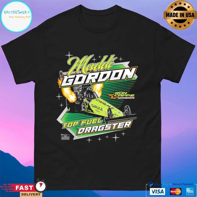 Maddi Gordon Top Fuel Dragster Ron Capps Motorsports 2026 T-shirts