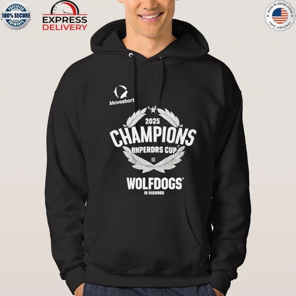 Wolfdogs In Righrod 2025 Champions Anperdrs Cup Shirt