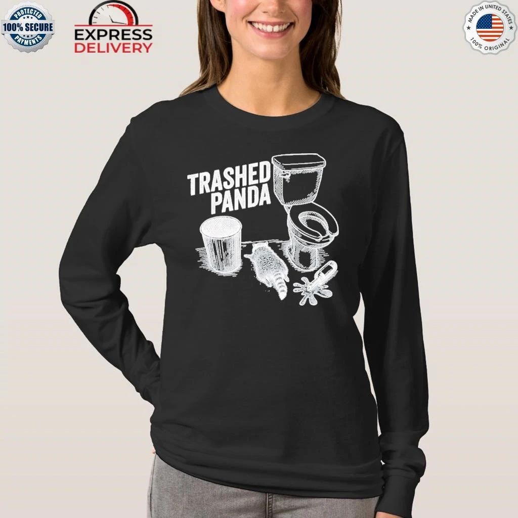 Trashed Panda Funny Drunk Racoon Shirt