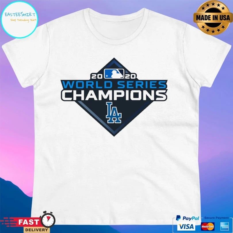 Los Angeles Dodgers 2020 World Series Champions Logo T-shirt