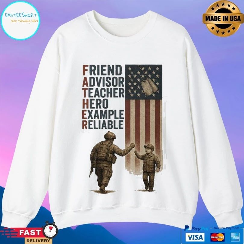 Father Friend Advisor Teacher Hero Example Reliable T-shirt
