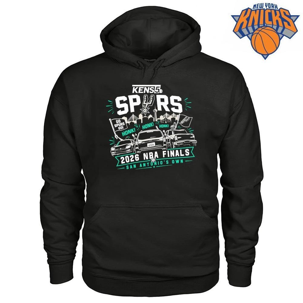 KENS 5 San Antonio Spurs Honk Honk Go Spurs Go San Antonio’s Own NBA Finals 2026 Shirt