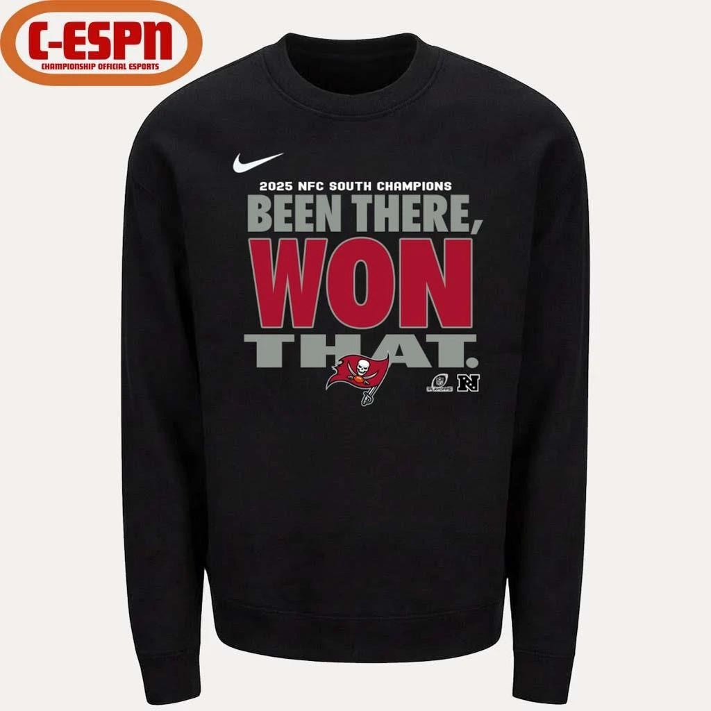 Division Champs Tampa Bay Buccaneers Been There Won That T-Shirt