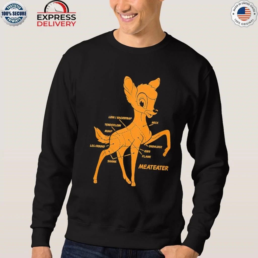Deer Butchering Bambi Meateater Shirt