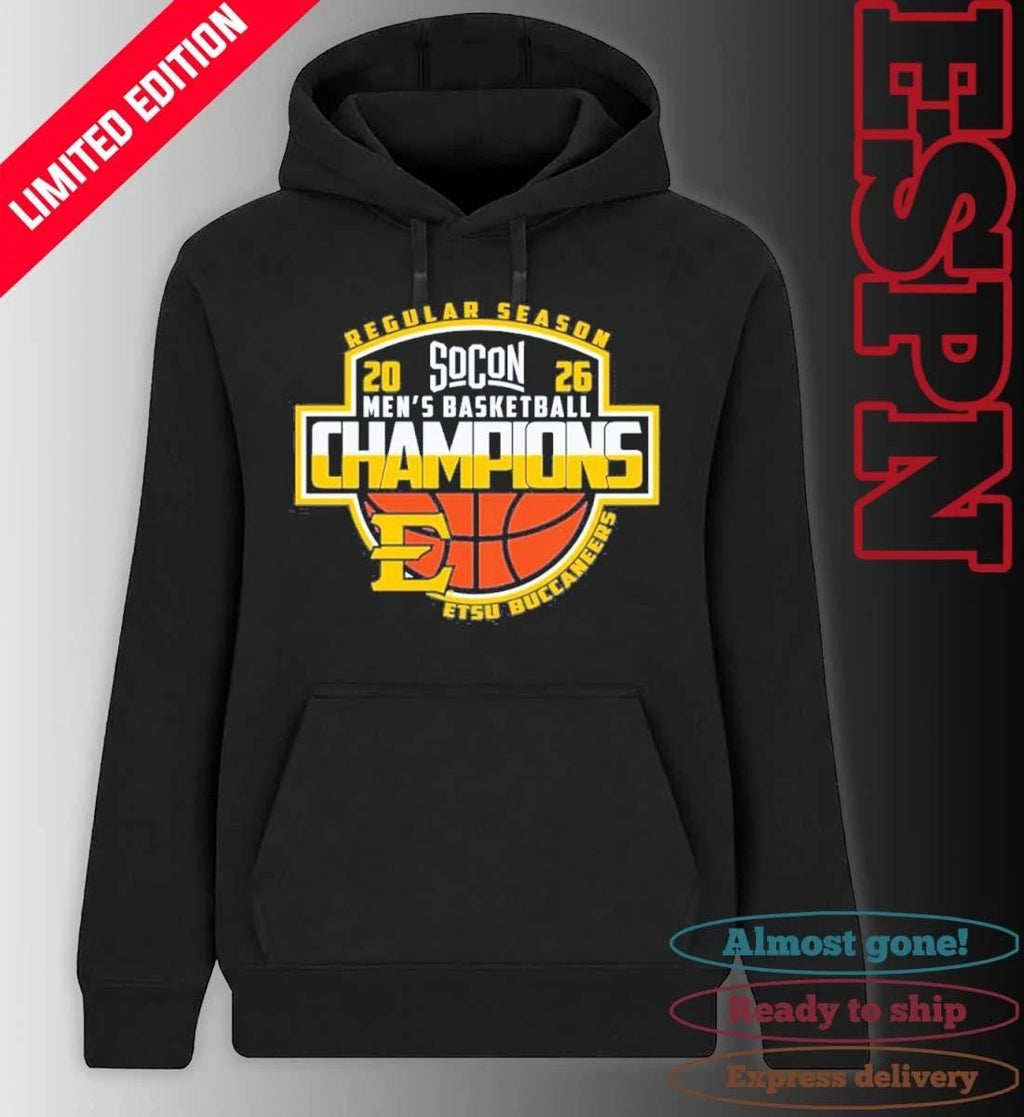 East Tennessee State University Men’s Basketball 2026 Regular Season Champions Shirt