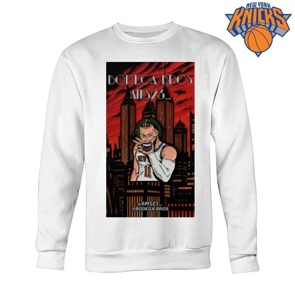 Jalen Brunson New York Knicks Bodega Bros AMS23 Basketball Graphic NBA Finals 2026 Shirt