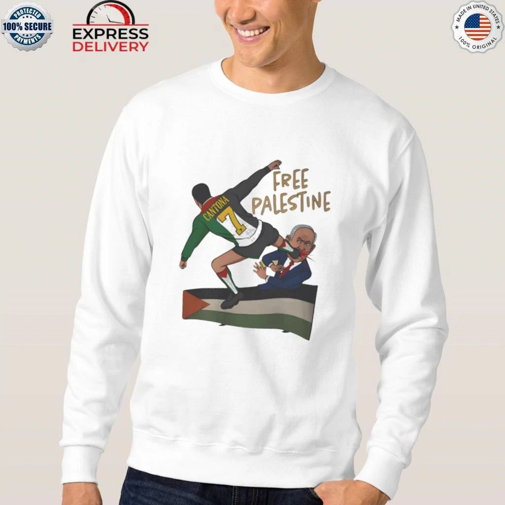 Eric Cantona Kick Free Palestine Shirt