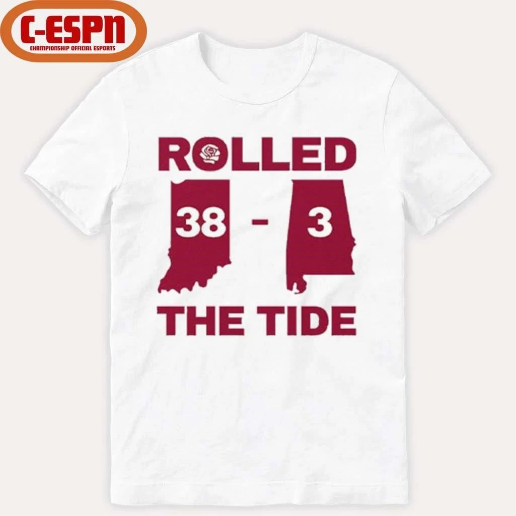 Rolled The Tide 38–3 Alabama Football Victory T-Shirt