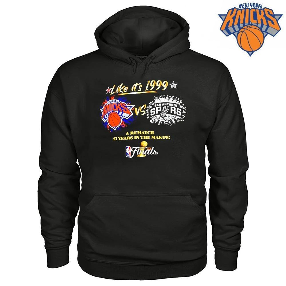 New York Knicks Vs San Antonio Spurs Basketball Starter Womens 2026 Nba Finals Matchup 1999 Shirt