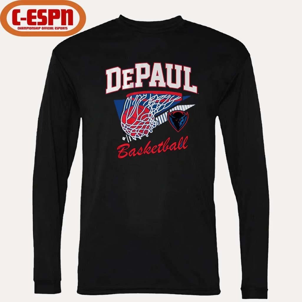 DePaul Blue Demons Throwback Basketball T-Shirt