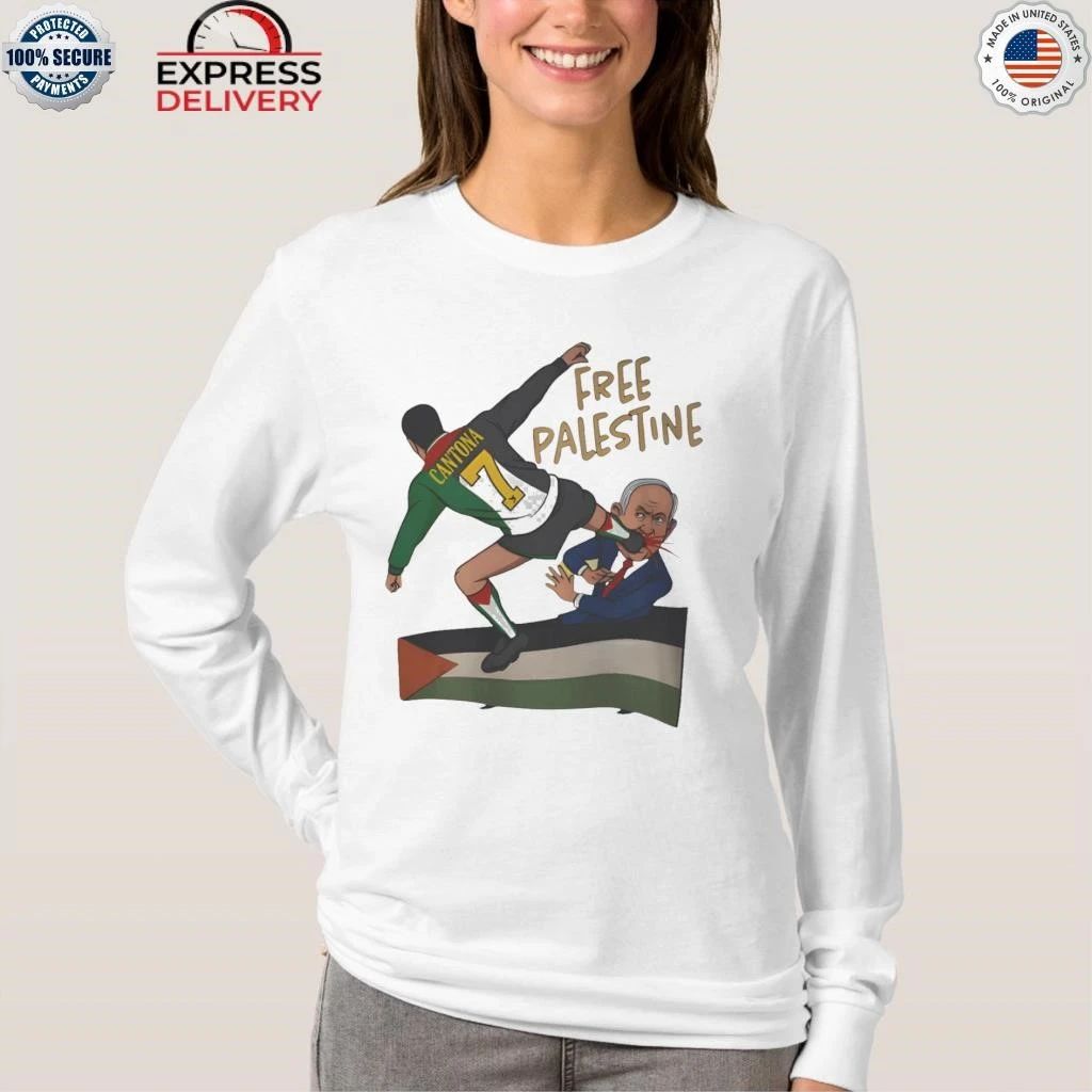 Eric Cantona Kick Free Palestine Shirt