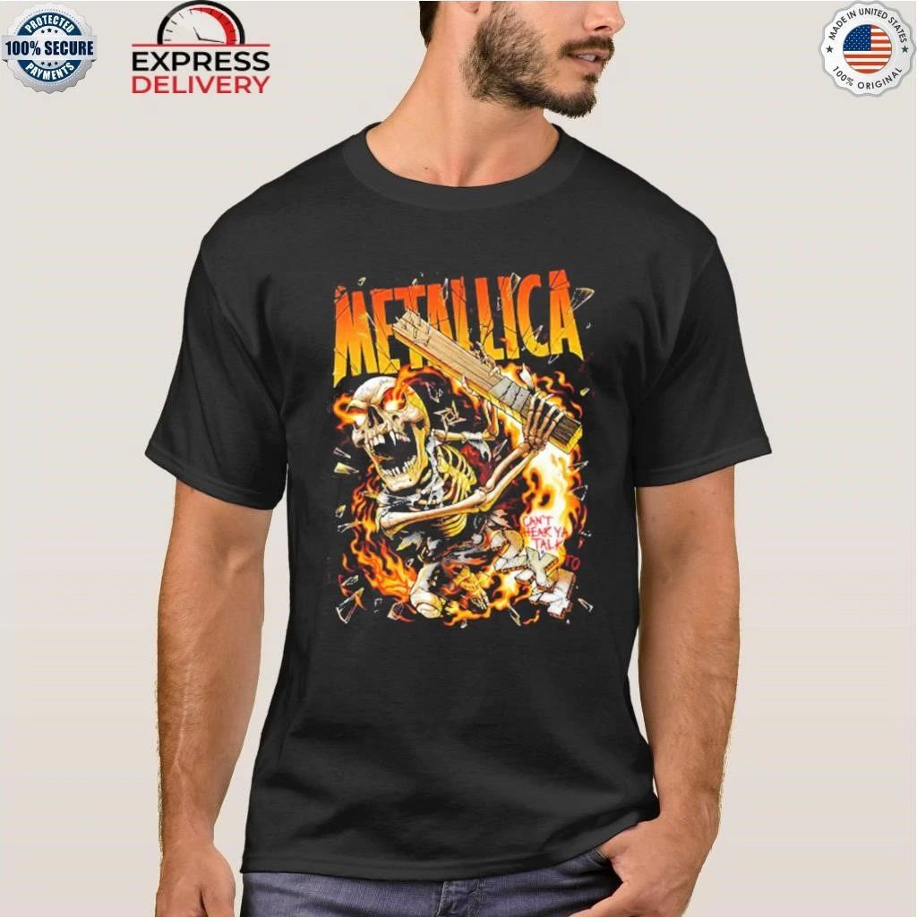 Metallica 2×4 Load I Can’t Hear Ya Talk To Art By Andrew Cremeans Shirt